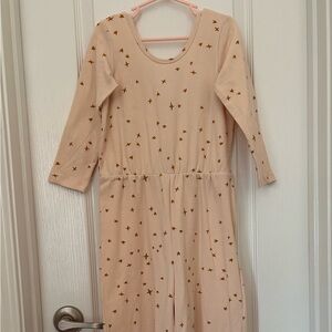 Alice + Ames Star Patterned Cream Jumpsuit